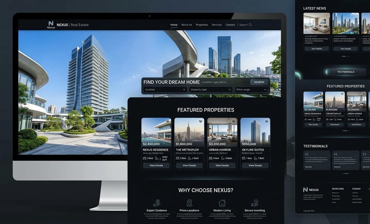 موقع شركة عقارات