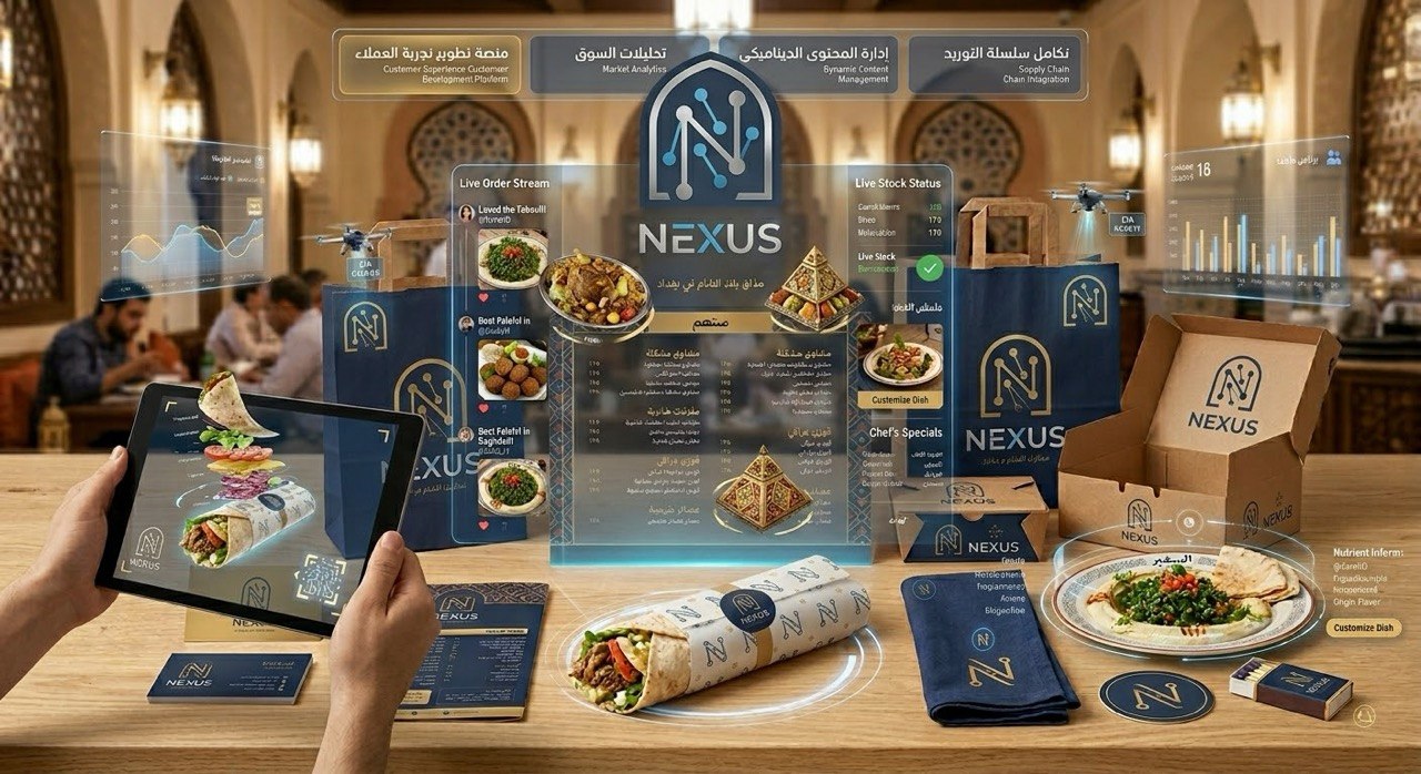 هوية بصرية لمطعم